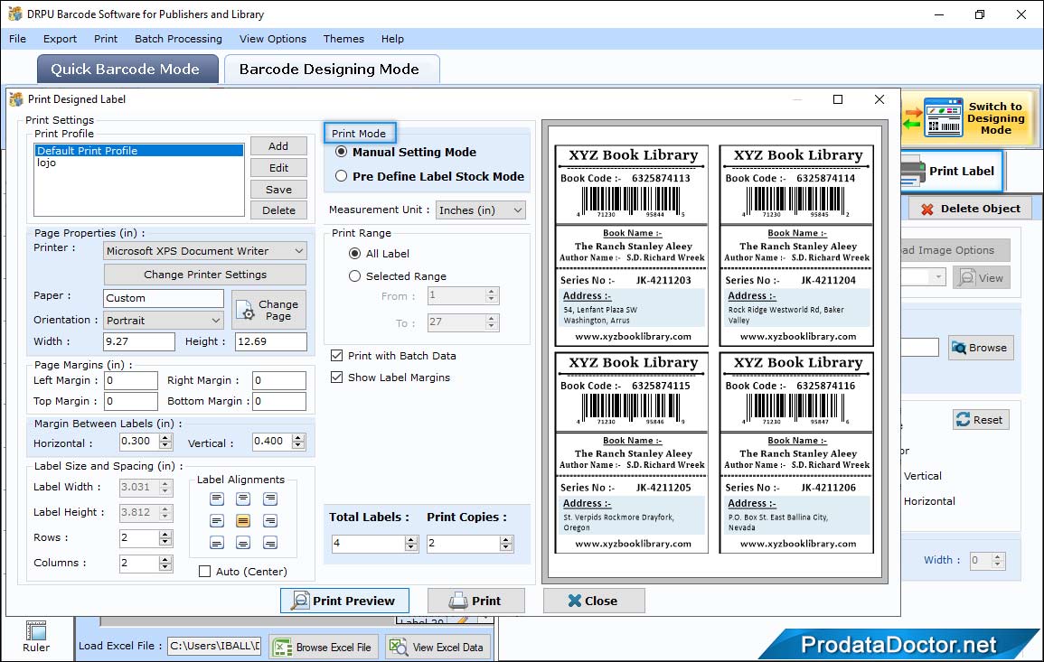 Print Barcode