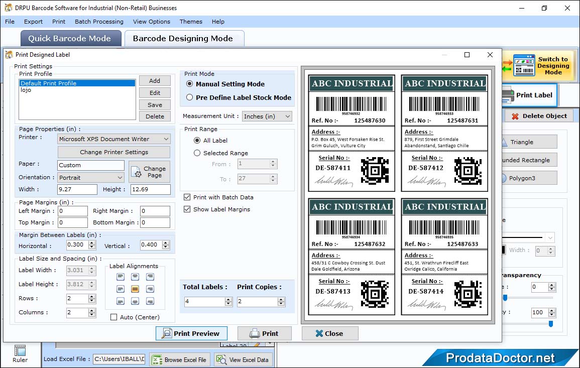 Barcode Print