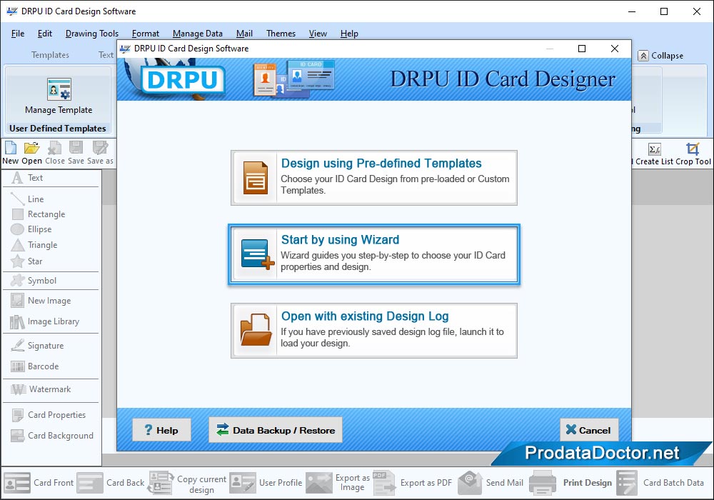 ID card maker software