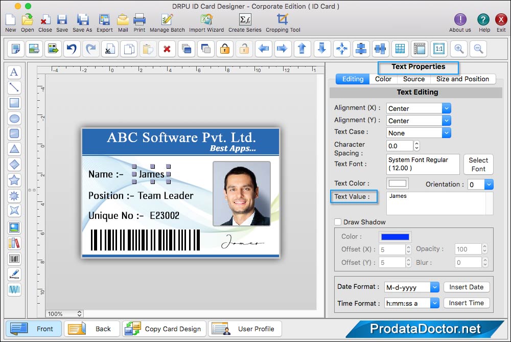 ID Card Designer Corporate Edition for Mac