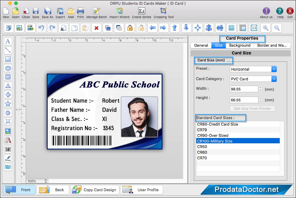 Students ID Cards Maker for Mac