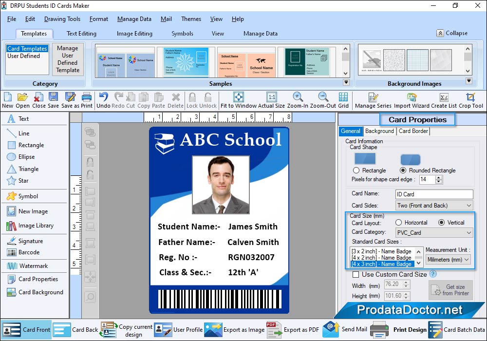 Student ID Cards Maker Software