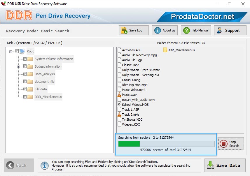 Pen Drive Scanning process